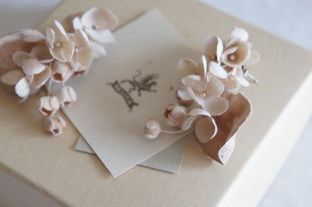 Annabel & Lily of the Valley Peach Pierce Earring