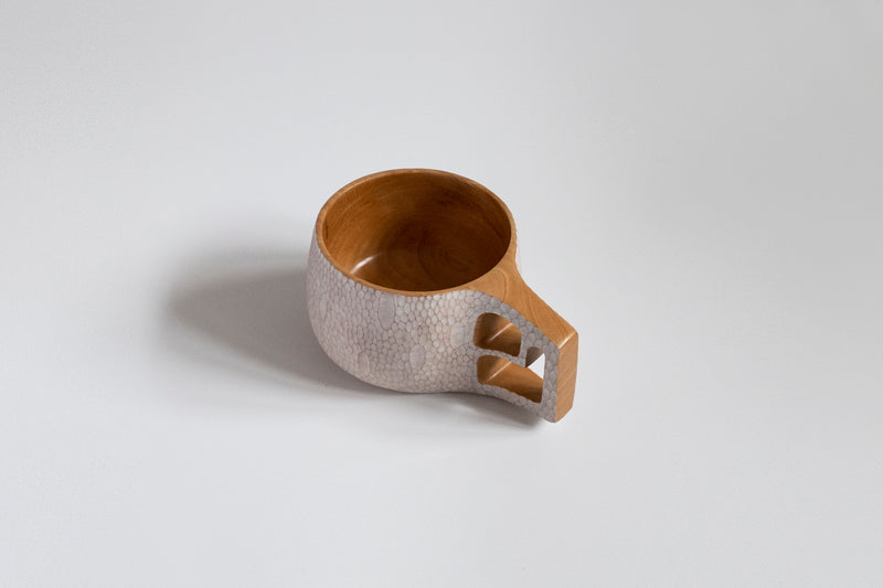Wooden Cup Tochi Snow 22