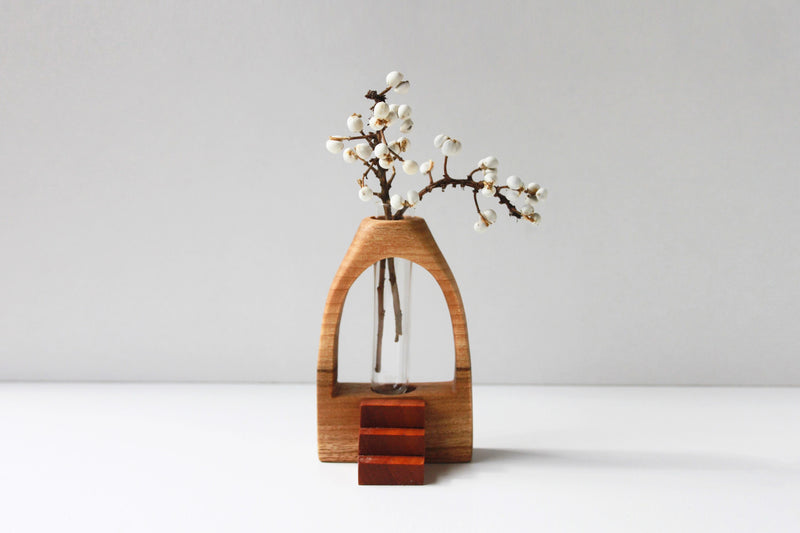 Wooden Vase Camphor Tree A