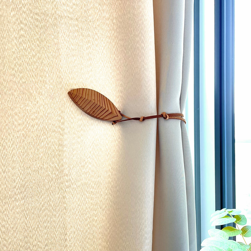 Leaf Magnetic Curtain Tieback