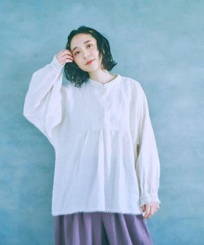 Royal Linen Lace Pullover